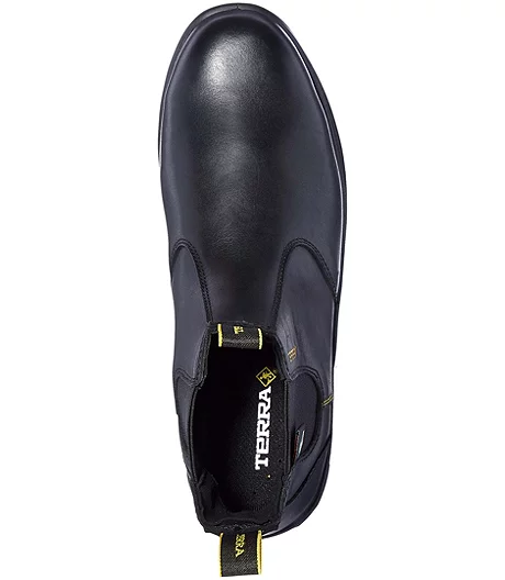 Terra Men's Murphy 6 Inch Composite Toe Composite Plate Slip-On Work Boots 3 Terra Men's Murphy 6 Inch Composite Toe Composite Plate Slip-On Work Boots