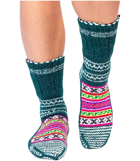 Unisex Handmade Cozy Himalayan Socks - ONLINE ONLY 3 Unisex Handmade Cozy Himalayan Socks - ONLINE ONLY