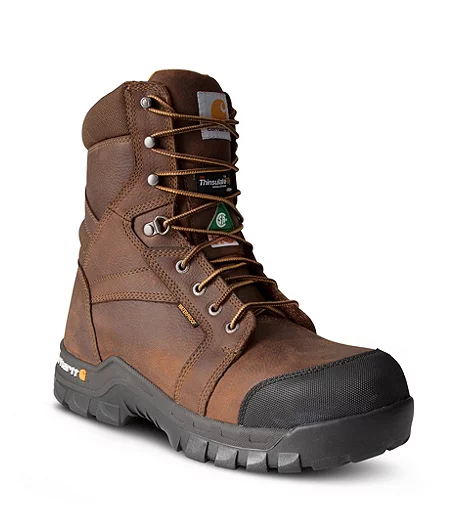 Carhartt Men's 8 Inch Composite Toe Composite Plate Rugged Flex Insulated Work Boots 4 Carhartt Men's 8 Inch Composite Toe Composite Plate Rugged Flex Insulated Work Boots - Image 2