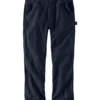 Carhartt Men's Rugged Flex Relaxed Fit Heavyweight Cotton Duck Dungaree Work Pants - Navy -Clothing Store 345550 103279 I26 PROD 1 NAVY