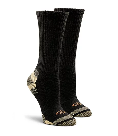 Women's 2 Pack Health Crew Socks 3 Women's 2 Pack Health Crew Socks