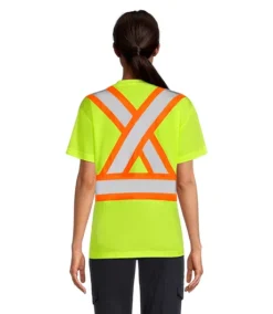 Pioneer Women's Hi Viz Yellow Safety T-Shirt