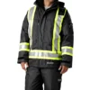 Men's Hi-Visibility T-MAX Waterproof Hyper-Dri 3 Lined 7-in-1 Jacket 2 Men's Hi-Visibility T-MAX Waterproof Hyper-Dri 3 Lined 7-in-1 Jacket -Clothing Store 35150 1AAGDK HVHD701 prod 1 BLACK