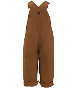 Toddler Boys' 2-4 Years Canvas Bib Overall - Carhartt Brown -Clothing Store 351555 CM8609 D15 PROD 2 CARHBN