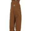 Baby 0-24 Months Canvas Bib Onesie Overalls - Carhartt Brown