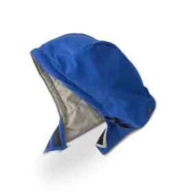 Unisex Comfort Touch Universal Fit Flame Resistant & Water Repellent Snap On Hood - Blue