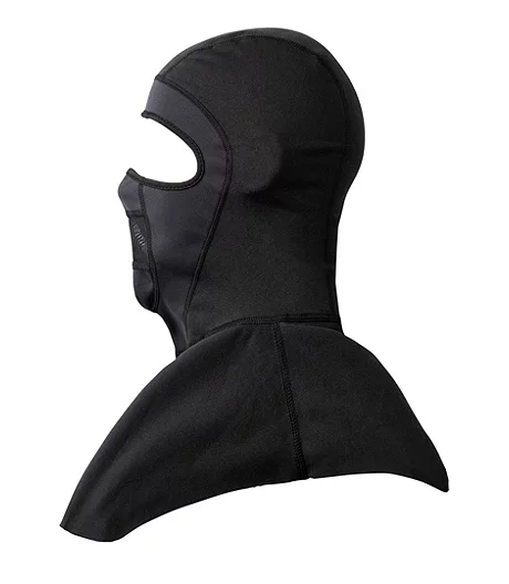 Men's T-Max Heat Balaclava Facemask With Shoulder Mantle - Black 3 Men's T-Max Heat Balaclava Facemask With Shoulder Mantle - Black