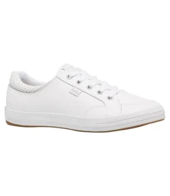 Keds Women's Center II Leather Shoe- ONLINE ONLY -Clothing Store 352770 WH64720 PROD 1 WHITE