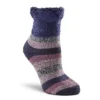 Women's Feather Cuff T-Max Heat Home Socks
