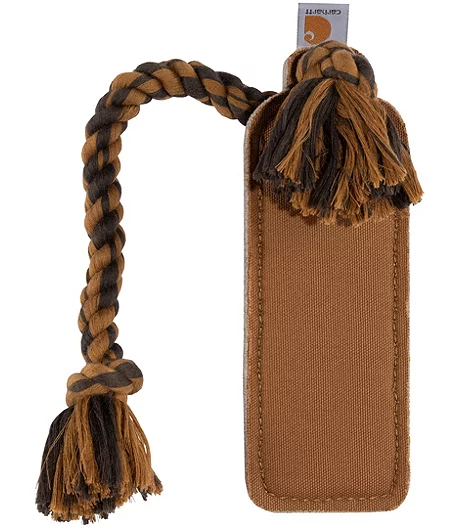 Firm Duck Bumper Dog Felt Chew - Carhartt Brown 3 Firm Duck Bumper Dog Felt Chew - Carhartt Brown