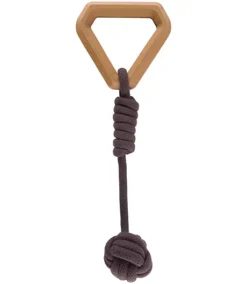 Rubber Handle Monkey Fist Dog Pull - Carhartt Brown Dark Brown -Clothing Store 355194 P000043420199 PROD 1 BROWN