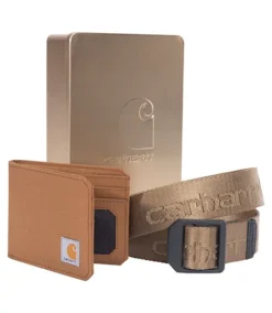 Carhartt Men's Heavy Duty Belt And Nylon Wallet Gift Set - Brown 7 Carhartt Men's Heavy Duty Belt And Nylon Wallet Gift Set - Brown -Clothing Store 355785 A000578020103 PROD 1 BROWN