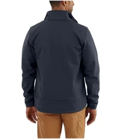 Carhartt Men's Crowley Rain Defender Heavyweight Softshell Water Repellent Wind Fighter Jacket - Navy - Online Only