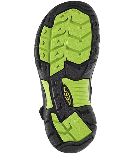 Keen Boys' Preschool Newport H2 Quick Dry Hiking Sandals - Black Green - ONLINE ONLY 3 Keen Boys' Preschool Newport H2 Quick Dry Hiking Sandals - Black Green - ONLINE ONLY