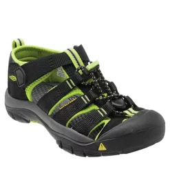 Keen Boys' Youth Newport H2 Quick Dry Hiking Sandals Black Green - ONLINE ONLY -Clothing Store 356012 1009965 PROD 1 BLKLIM