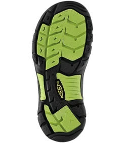 Keen Boys' Youth Newport H2 Quick Dry Hiking Sandals Black Green - ONLINE ONLY -Clothing Store 356012 1009965 PROD 4 BLKLIM