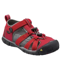 Keen Boys' Youth Seacamp II CNX Hiking Sandals Red - ONLINE ONLY 9 Keen Boys' Youth Seacamp II CNX Hiking Sandals Red - ONLINE ONLY -Clothing Store 356014 1014478 PROD 1 RED