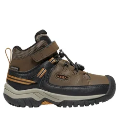 Keen Boys' Preschool Targhee Waterproof Mid Hiking Boots Brown - ONLINE ONLY -Clothing Store 356015 1019831 PROD 2 DRKEAR