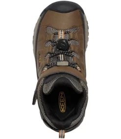 Keen Boys' Preschool Targhee Waterproof Mid Hiking Boots Brown - ONLINE ONLY -Clothing Store 356015 1019831 PROD 3 DRKEAR