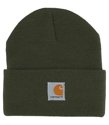 Carhartt Kids' Unisex Acrylic Watch Hat Toque - Olive 4 Carhartt Kids' Unisex Acrylic Watch Hat Toque - Olive - Image 2