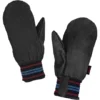 Men's Winter Leather Pile Lined Mittens -Clothing Store 356099 G37413 PROD 1 BLACK