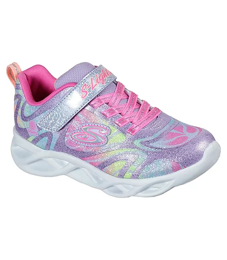 Skechers Girls' Preschool Twisty Brights Dazzle Flash Shoes 3 Skechers Girls' Preschool Twisty Brights Dazzle Flash Shoes