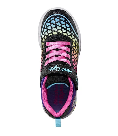 Skechers Girls' Preschool Heart Lights: Sweetheart Lights - Lovely Colour Slip On Sneaker Shoes 3 Skechers Girls' Preschool Heart Lights: Sweetheart Lights - Lovely Colour Slip On Sneaker Shoes