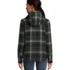 Women's Plush Pile-Lined Flannel Jacket -Clothing Store 356737 WS121 PROD 2 BKGNPL