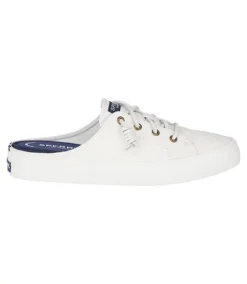 Sperry Women's Crest Vibe Canvas Mules - White