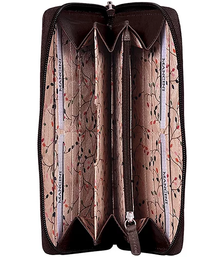 Women's Casablanca RFID Secure Clutch Wallet Brown - ONLINE ONLY 4 Women's Casablanca RFID Secure Clutch Wallet Brown - ONLINE ONLY - Image 2