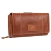 Women's Casablanca RFID Secure Medium Clutch Wallet Cognac - ONLINE ONLY -Clothing Store 361920 8700300 CG PROD 2 COGNAC