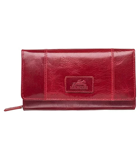 Women's Casablanca RFID Secure Medium Clutch Wallet Red - ONLINE ONLY 4 Women's Casablanca RFID Secure Medium Clutch Wallet Red - ONLINE ONLY - Image 2