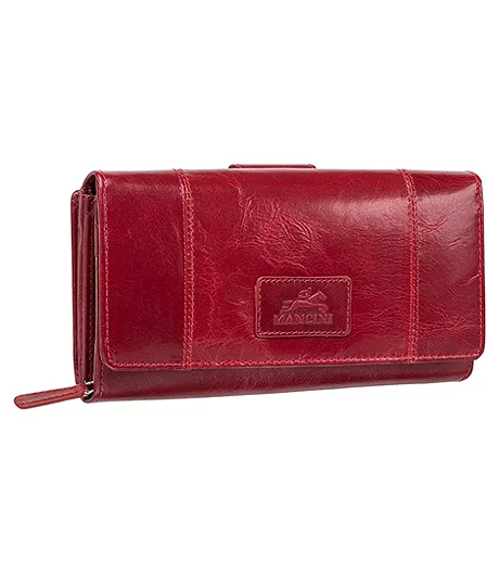 Women's Casablanca RFID Secure Medium Clutch Wallet Red - ONLINE ONLY 5 Women's Casablanca RFID Secure Medium Clutch Wallet Red - ONLINE ONLY - Image 3