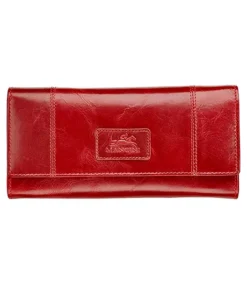 Women's Casablanca RFID Secure Trifold Wallet Red - ONLINE ONLY -Clothing Store 361925 8700369 RD PROD 1 RED