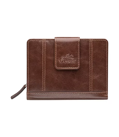 Women's Casablanca RFID Secure Medium Clutch Wallet Brown - ONLINE ONLY 3 Women's Casablanca RFID Secure Medium Clutch Wallet Brown - ONLINE ONLY