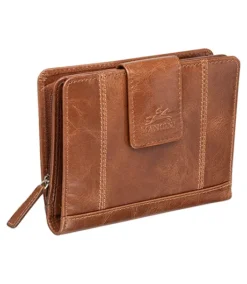 Women's Casablanca RFID Secure Medium Clutch Wallet Cognac - ONLINE ONLY -Clothing Store 361932 8700371 CG PROD 2 COGNAC