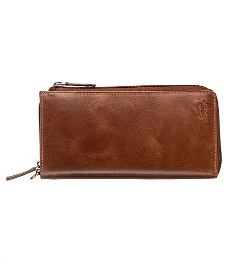 Women's Casablanca RFID Secure Trifold Wallet Cognac - ONLINE ONLY 5 Women's Casablanca RFID Secure Trifold Wallet Cognac - ONLINE ONLY - Image 3