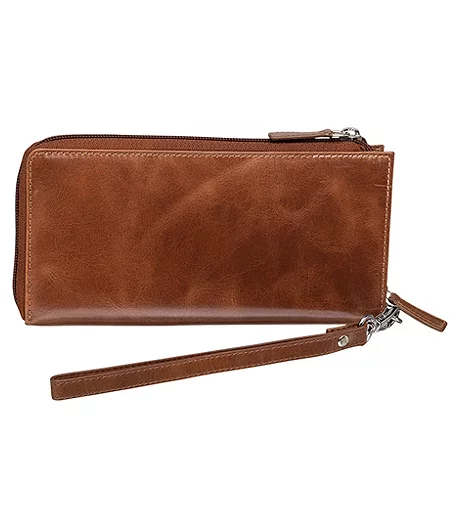 Women's Casablanca RFID Secure Trifold Wallet Cognac - ONLINE ONLY 4 Women's Casablanca RFID Secure Trifold Wallet Cognac - ONLINE ONLY - Image 2