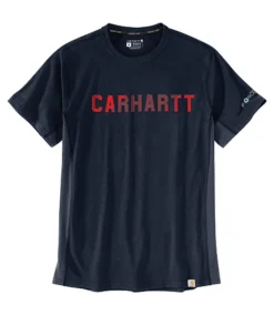 Carhartt Men's Relaxed Fit FastDry UPF Protection Crewneck Graphic Work T Shirt