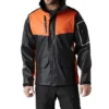 Men's West Coast PU Waterproof Jacket - Black Orange -Clothing Store 36522 70187 PROD 1 BKDKOR