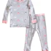Toddler Girls' Soft Cozy Long Sleeve Top And Pants Thermal Set