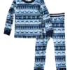 Toddler Boys' Soft Cozy Long Sleeve Top And Pants Thermal Set - Wolf-Deer -Clothing Store 366449 WATS591BF20 1 PROD 1 WOLFPT