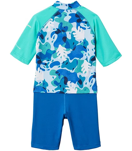 Columbia Toddler Boys' 2-4 Years Sandy Shores Omni-Shade Sunguard Suit 3 Columbia Toddler Boys' 2-4 Years Sandy Shores Omni-Shade Sunguard Suit