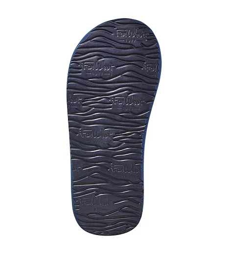 Boys' Youth Summerland Flip Flops - Navy Red 5 Boys' Youth Summerland Flip Flops - Navy Red - Image 3