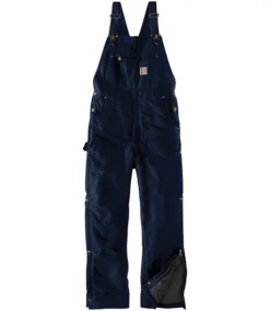 Carhartt Men's Loose Fit Firm Cotton Duck Insulated Bib Overalls - Online Only