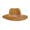 Women's Straw Hat With Fabric Band 1 Women's Straw Hat With Fabric Band -Clothing Store 370582 6DUMFWS22 G2012 PROD 2 STRW