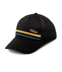 Boys' Striped Ball Cap With Adjustable Back Strap -Clothing Store 372213 11BHFWSB22 B8A PROD 1 BLACK
