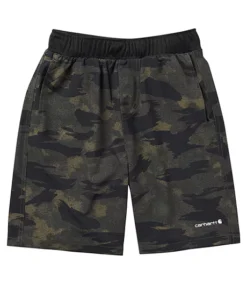 Carhartt Boys' 4-16 Years Rugged Flex Ripstop Shorts With Elastic Waistband 7 Carhartt Boys' 4-16 Years Rugged Flex Ripstop Shorts With Elastic Waistband -Clothing Store 373987 CH8304 CR14 PROD 1 BLINDF