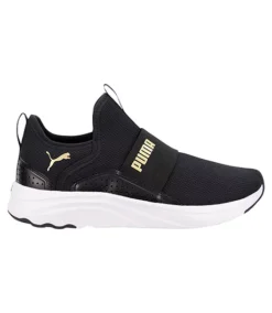 Puma Women's Softride Sophia Slip On Sneakers - Black Gold