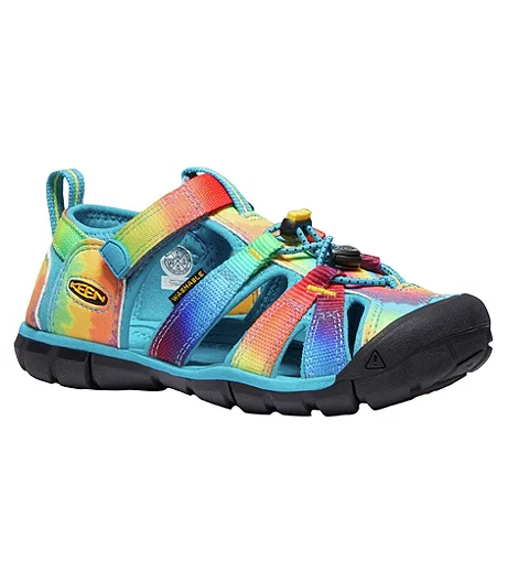 Keen Kids' Youth Seacamp II CNX Quick Dry Sandals Vivid Blue - ONLINE ONLY 4 Keen Kids' Youth Seacamp II CNX Quick Dry Sandals Vivid Blue - ONLINE ONLY - Image 2